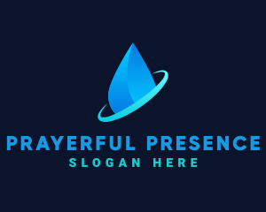 Modern Water Drop logo design