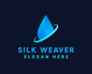 Modern Water Drop logo design