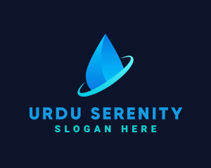 Modern Water Drop logo design