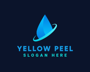 Modern Water Drop logo design