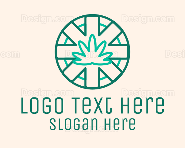 Medicinal Cannabis Leaf Logo