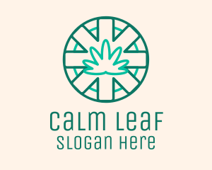 Medicinal Cannabis Leaf logo