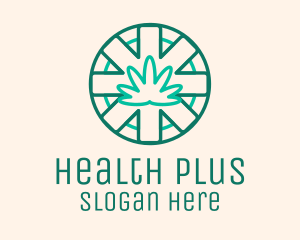 Medicinal Cannabis Leaf logo