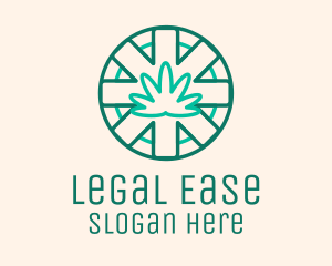 Medicinal Cannabis Leaf logo