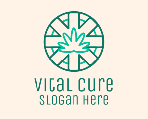 Medicinal Cannabis Leaf logo