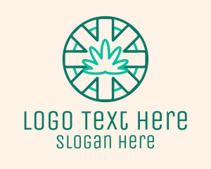 Leaf - Medicinal Cannabis Leaf logo design