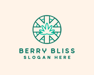 Medicinal Cannabis Leaf logo design