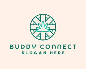 Medicinal Cannabis Leaf logo design