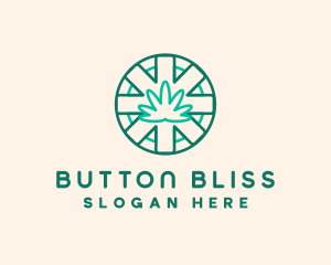 Medicinal Cannabis Leaf logo design