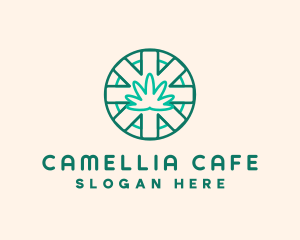 Medicinal Cannabis Leaf logo design