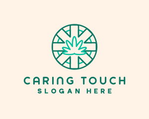 Medicinal Cannabis Leaf logo
