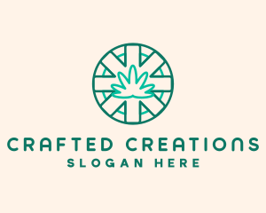 Medicinal Cannabis Leaf logo design