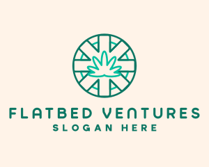 Medicinal Cannabis Leaf logo design