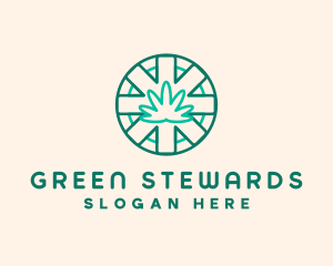 Medicinal Cannabis Leaf logo design