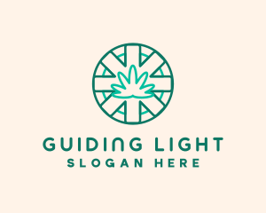 Medicinal Cannabis Leaf logo design