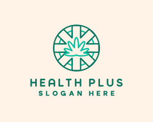 Medicinal Cannabis Leaf logo design