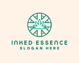 Medicinal Cannabis Leaf logo design