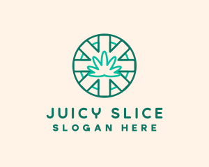 Medicinal Cannabis Leaf logo design