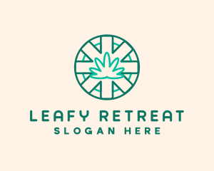 Medicinal Cannabis Leaf logo design