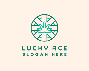 Medicinal Cannabis Leaf logo design