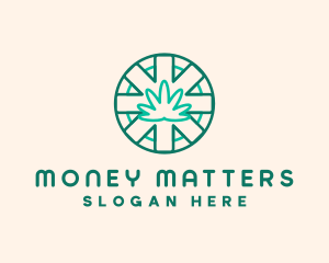 Medicinal Cannabis Leaf logo design