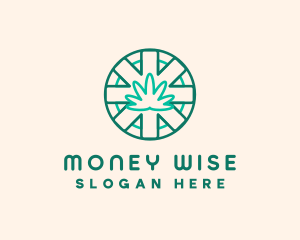 Medicinal Cannabis Leaf logo design