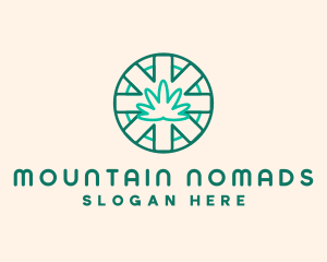 Medicinal Cannabis Leaf logo design