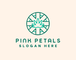 Medicinal Cannabis Leaf logo design