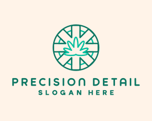 Medicinal Cannabis Leaf logo design