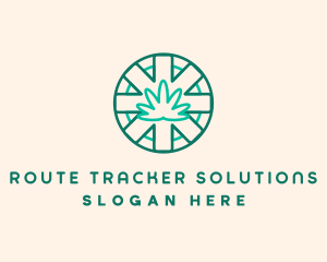 Medicinal Cannabis Leaf logo design