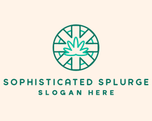 Medicinal Cannabis Leaf logo design