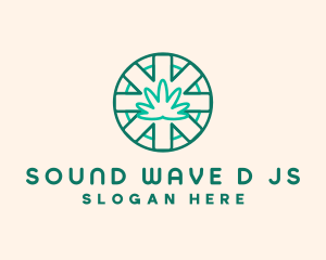 Medicinal Cannabis Leaf logo design