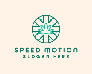 Medicinal Cannabis Leaf logo design