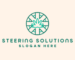 Medicinal Cannabis Leaf logo design