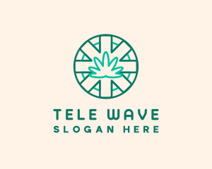 Medicinal Cannabis Leaf logo design