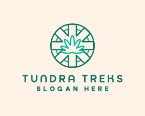 Medicinal Cannabis Leaf logo design