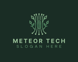 Eco Tech Tree logo design