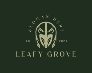Shovel Spade Leaves logo