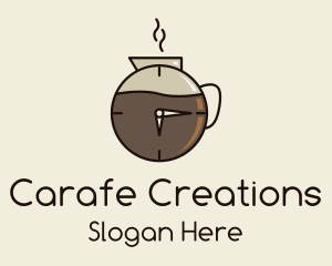 Coffee Carafe Time logo design