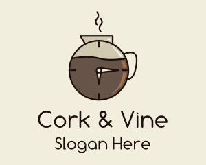 Coffee Carafe Time logo design