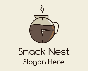 Coffee Carafe Time logo design