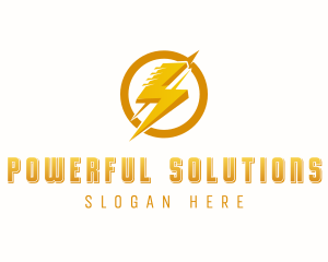 Lightning Bolt Energy logo design