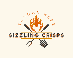 Blazing Chicken Barbecue logo