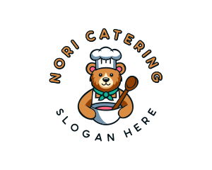 Baking Bear Chef logo design