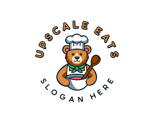 Baking Bear Chef logo design