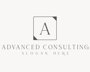 Professional Simple Square logo