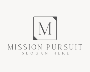 Professional Simple Square logo