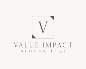 Professional Simple Square logo