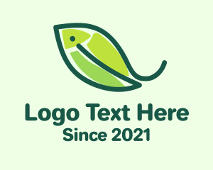 Fish Nature Leaf logo