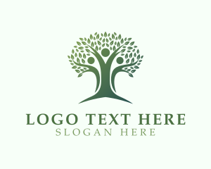 Eco Human Tree logo